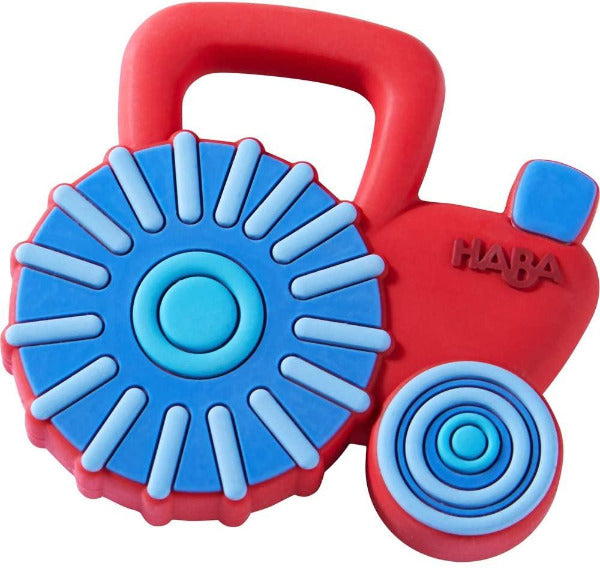 Clutching Tractor Teether