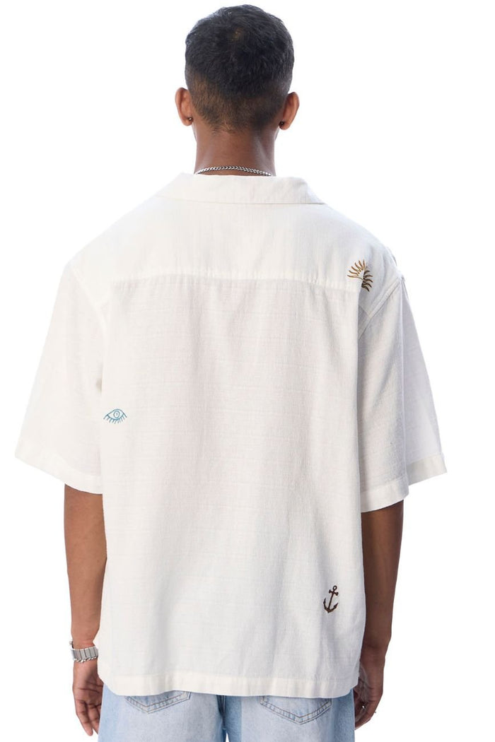 Coastal Soul Resort Shirt - Urban Monkey® - 25SHLF10_WH_S