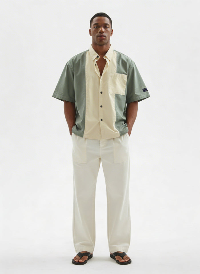 Colourblocked Casual Shirt // 001 Urban Monkey®