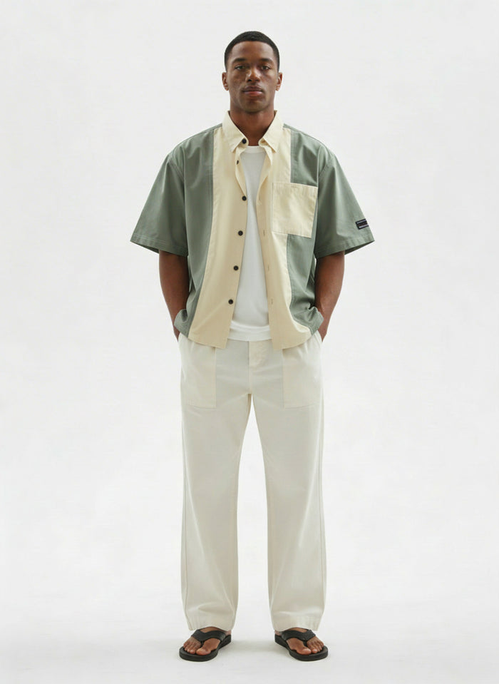 Colourblocked Casual Shirt // 001 Urban Monkey®
