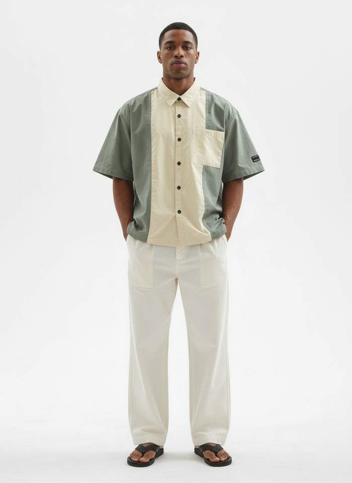 Colourblocked Casual Shirt // 001 Urban Monkey®