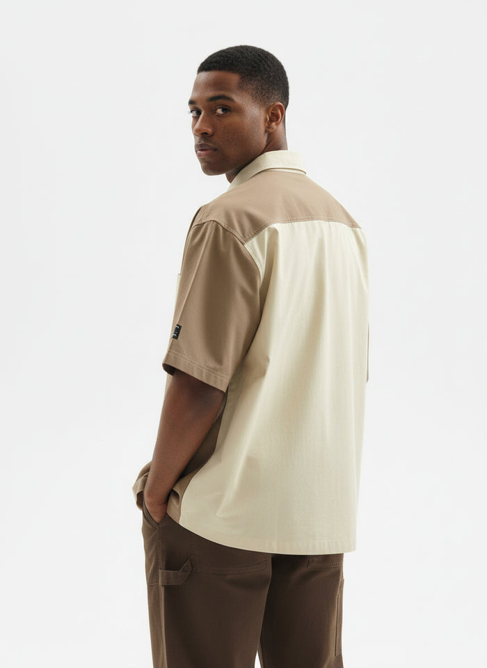 Colourblocked Casual Shirt // 002 Urban Monkey®