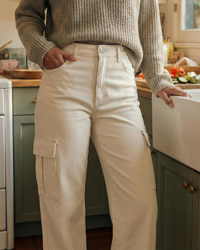 Cora Cargo Pant || Monochrome