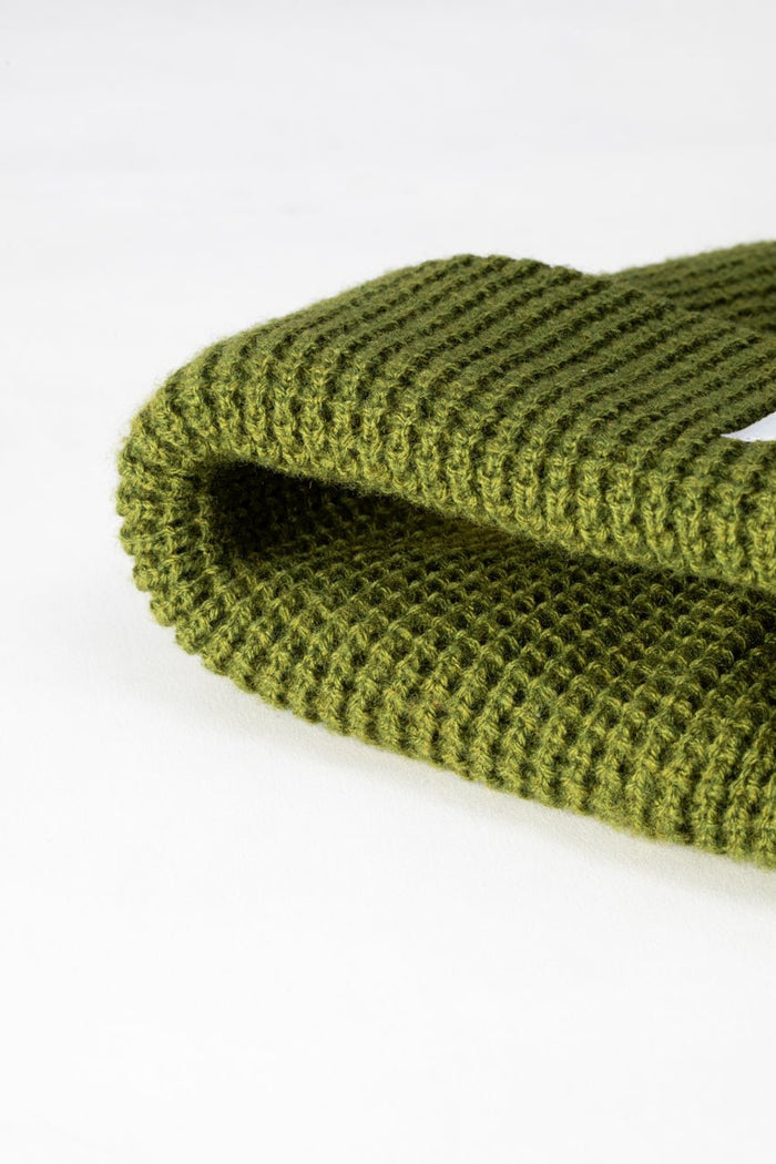 Cuffed Beanie // Olive Green - Urban Monkey® - UM23SMB036_AGRN