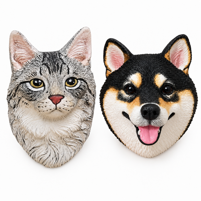 Custom 3D Pet Portrait Fridge Magnet