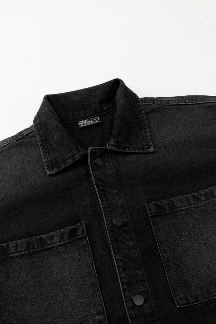 Denim Short Sleeves Shirt Urban Monkey®