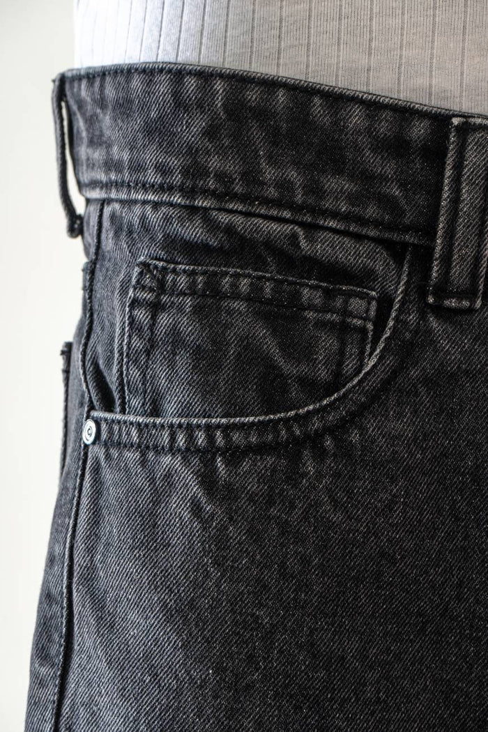 Denim Shorts // Black - Urban Monkey® - UM23A_DS_001_S