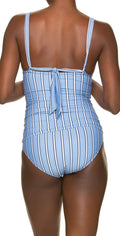 Draper James for Helen Jon Classic Hipster Bikini Bottom in Bold Stripe: