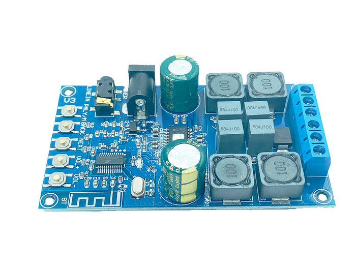 Dual-Channel Bluetooth/LINE IN Digital Amplifier with Shell