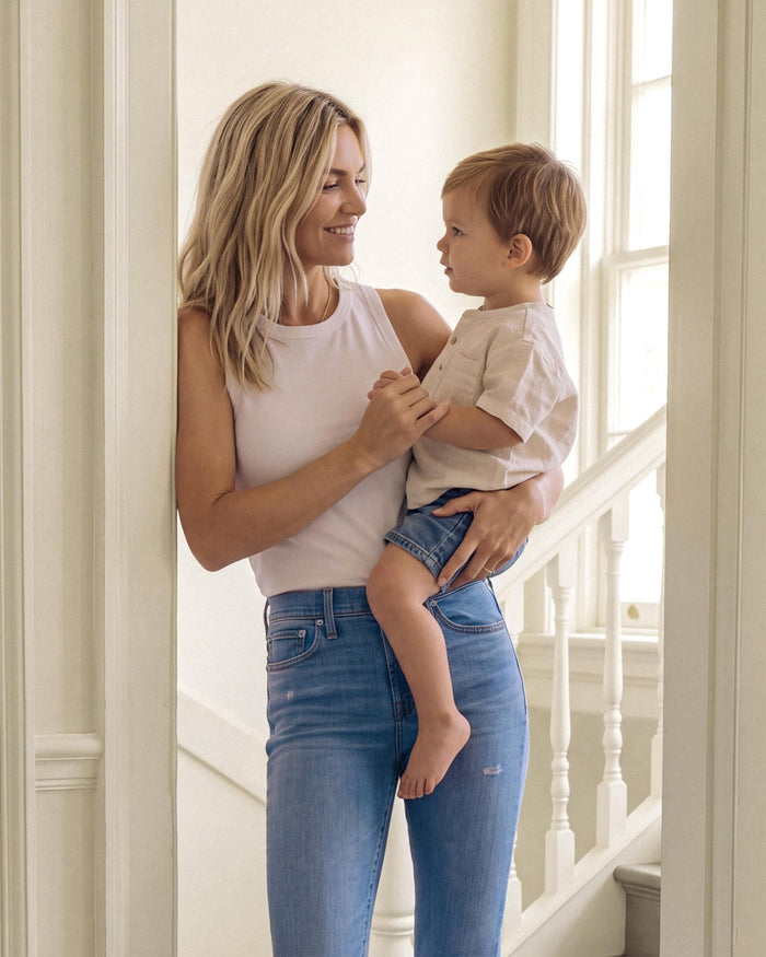 Elin Slim Straight Crop || Dreamwave