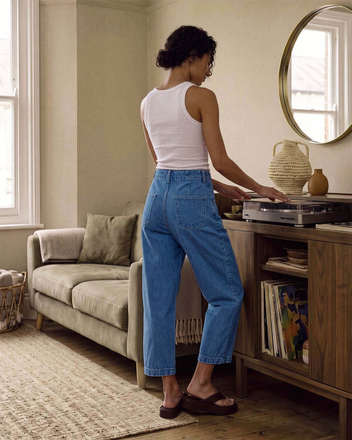 Elin Slim Straight Crop || Porto