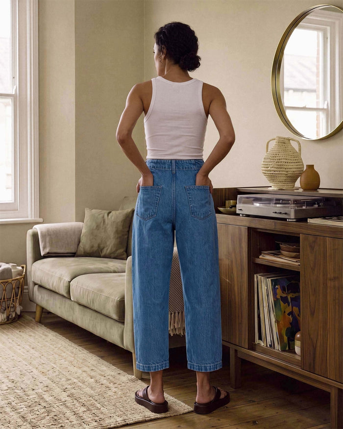 Elin Slim Straight Crop || Porto