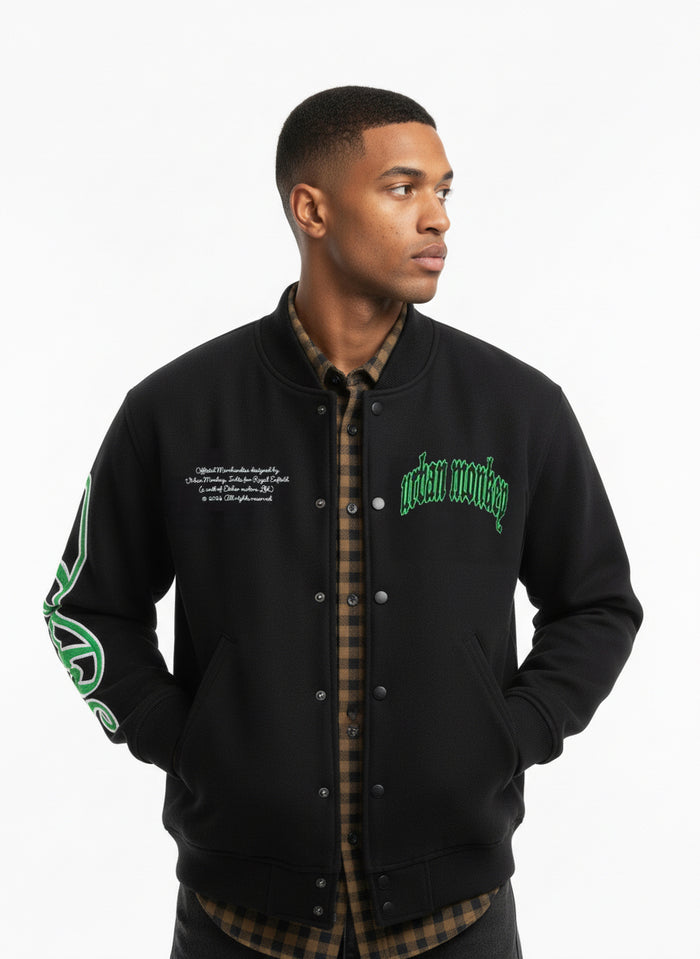 Emperor Varsity Jacket_Royal Enfield x Urban Monkey Urban Monkey®