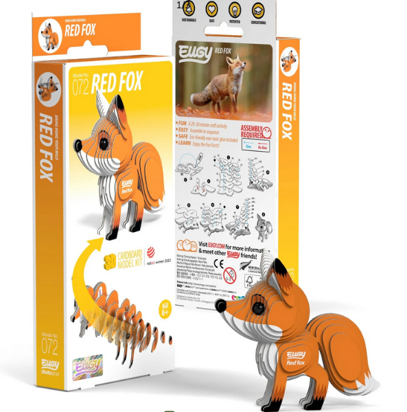 EUGY Fox 3D puzzle