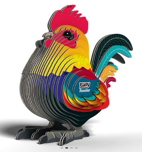 EUGY Rooster 3d puzzle
