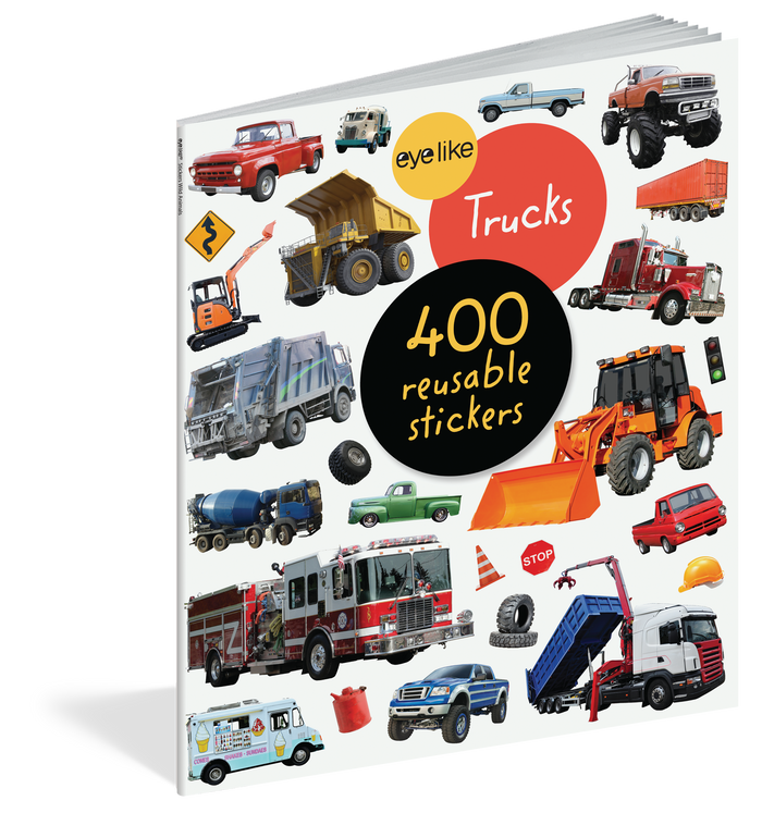 EyeLike Trucks Sticker Book