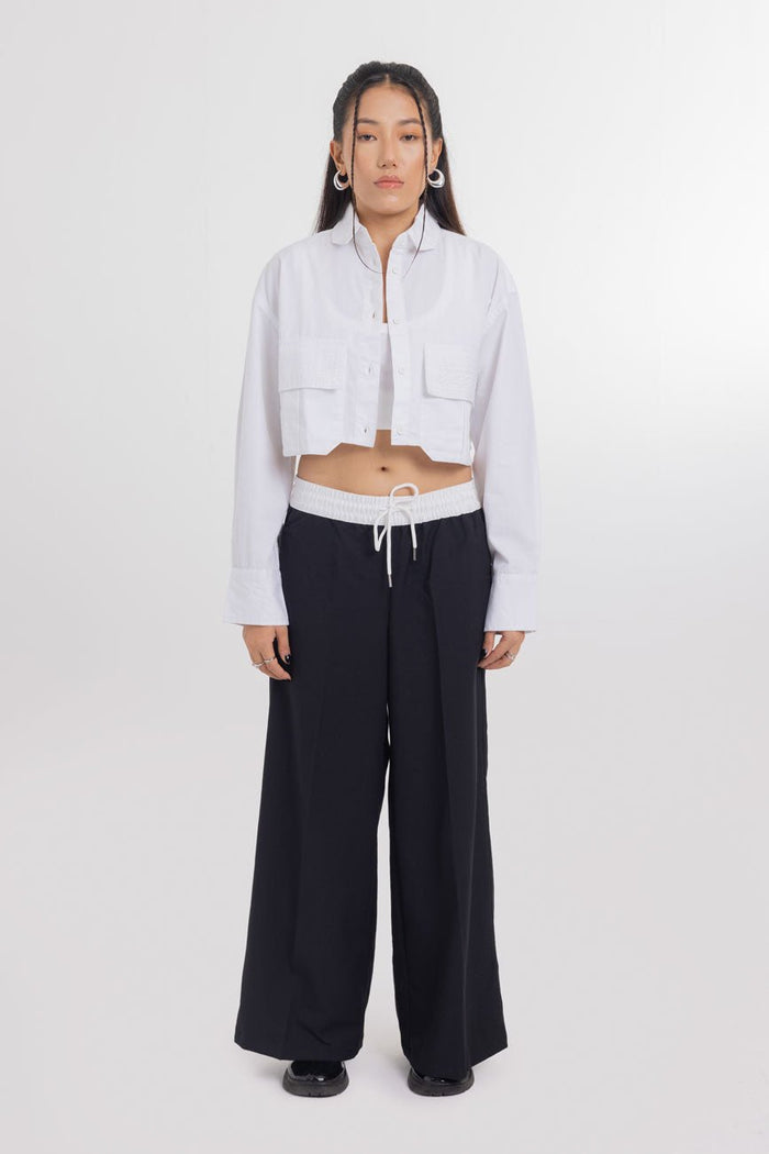 Family Business // CROPPED SHIRT - Urban Monkey® - SH_WH_006_S