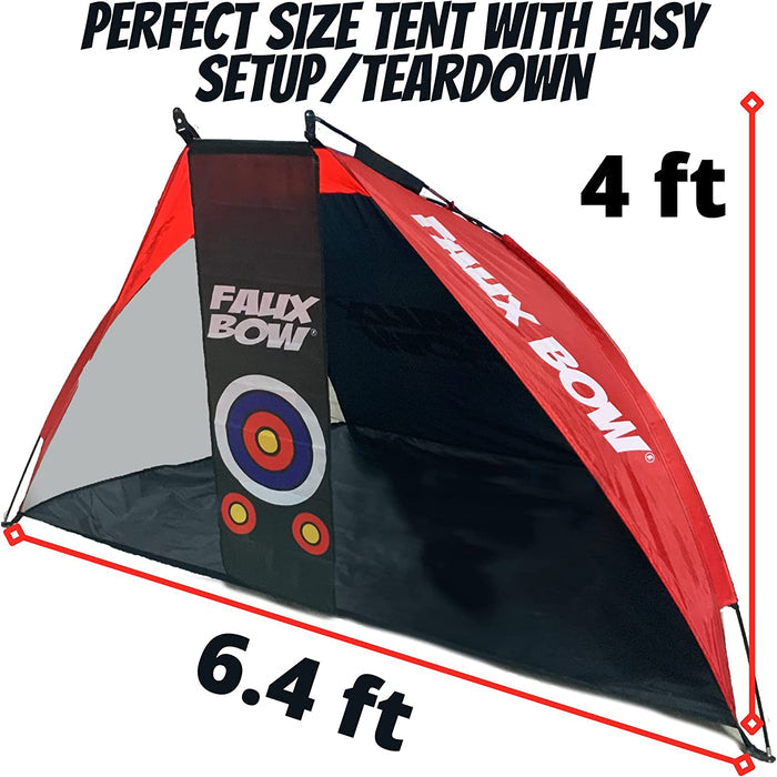 Faux Bow Target Tent Faux Bow