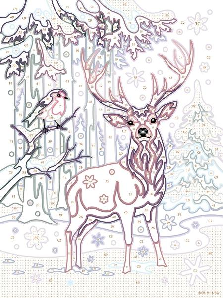 Festive Friends Paint by Numbers