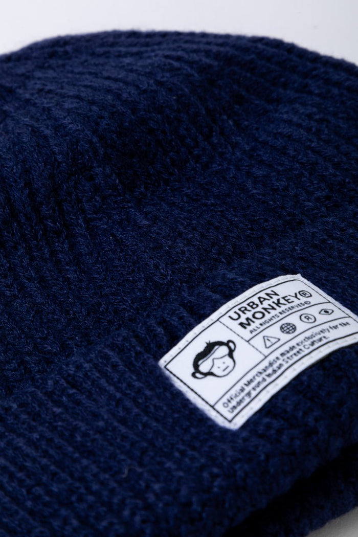 Fisherman Beanie // Blue - Urban Monkey® - UM23SMB427_NV