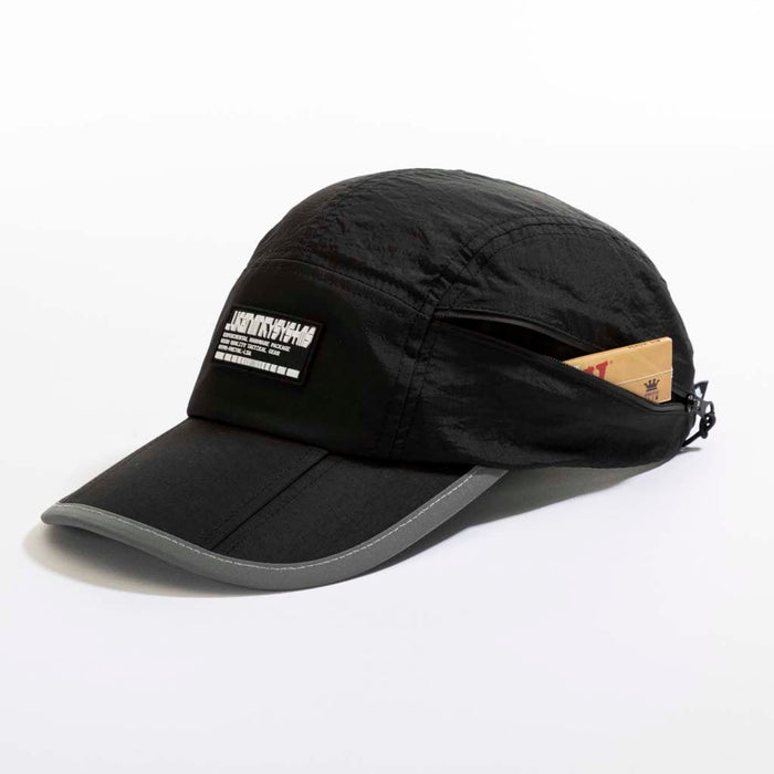 Foldable Camper Cap // Black - Urban Monkey® - 24FPD196_BLK