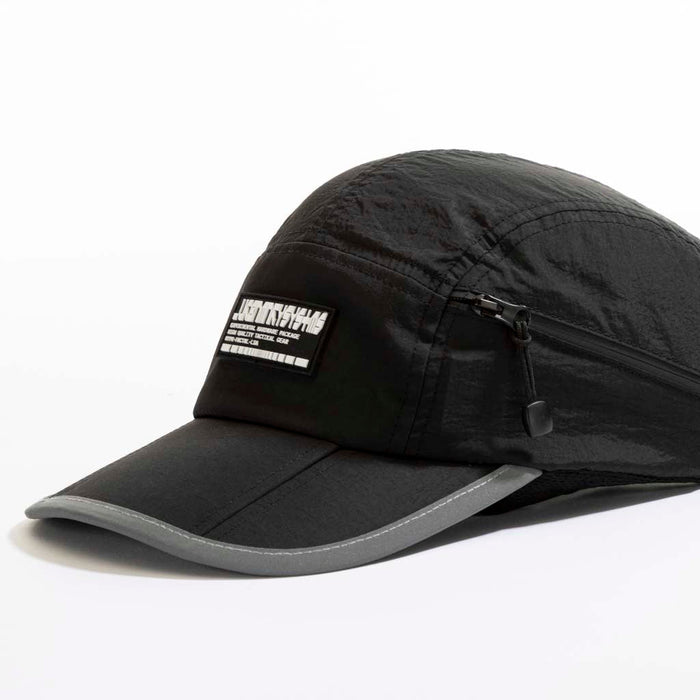 Foldable Camper Cap // Black - Urban Monkey® - 24FPD196_BLK