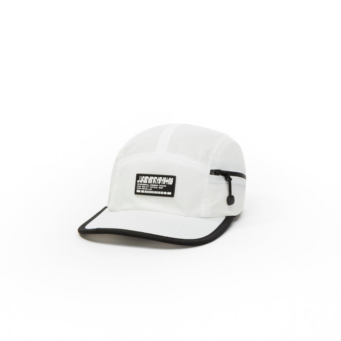 Foldable Outdoor Cap with Pocket // White Urban Monkey®