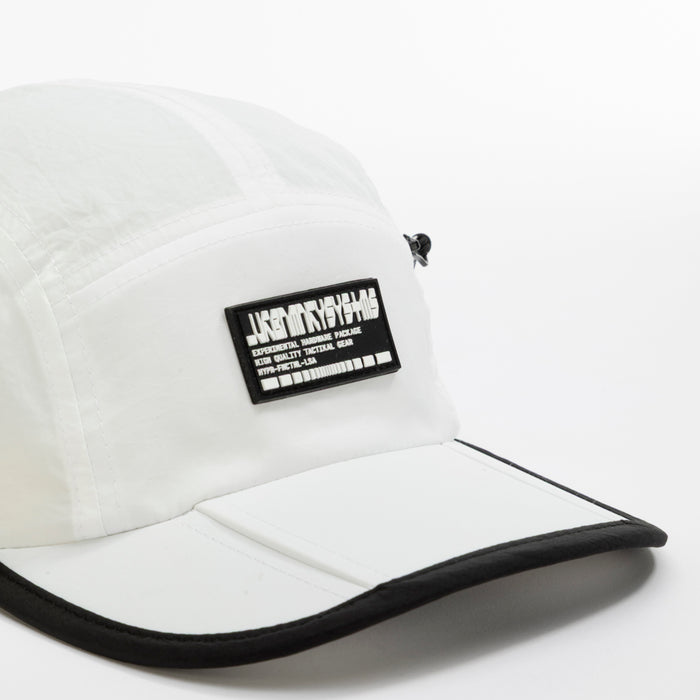 Foldable Outdoor Cap with Pocket // White Urban Monkey®