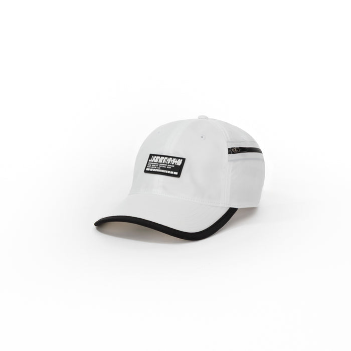 Foldable outdoor cap with pocket // white Urban Monkey®