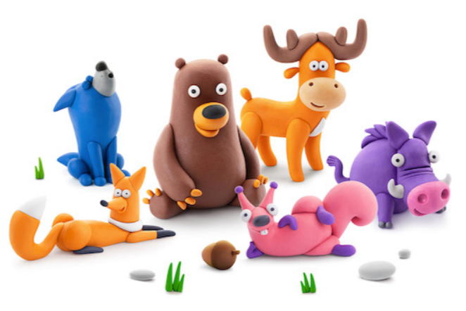 Forest Animals Hey Clay