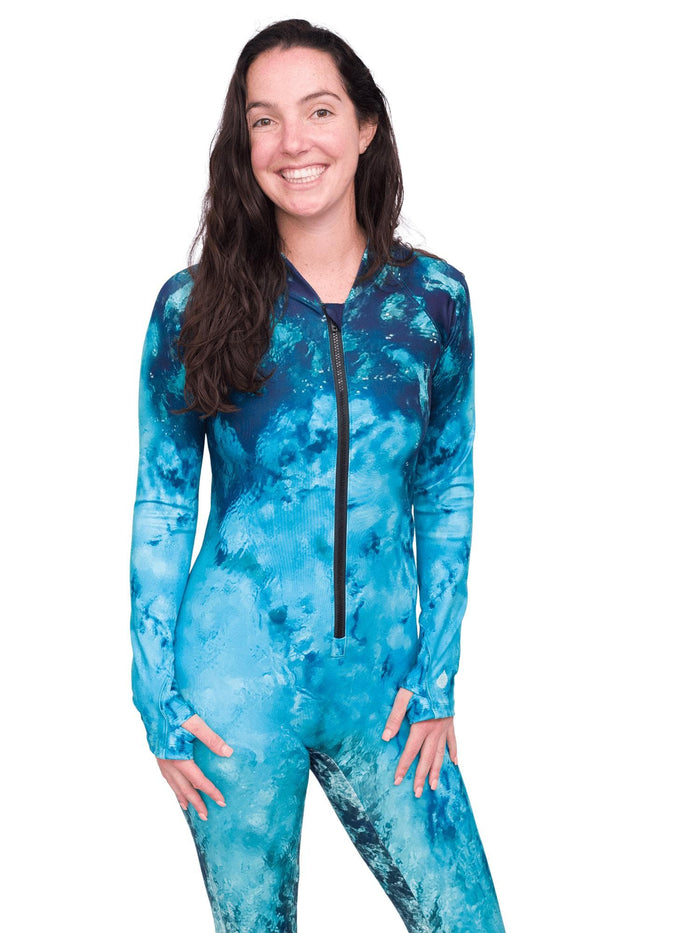 Model: Maddie is the Program & Outreach Director at Debris Free Oceans and a restoration ecology educator. She is 5'8", 135lbs, and wearing a size M.