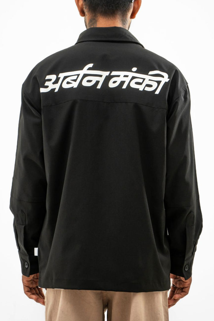 Full Sleeve Shirt // Black - Urban Monkey® - UM23A_SH_007C_S
