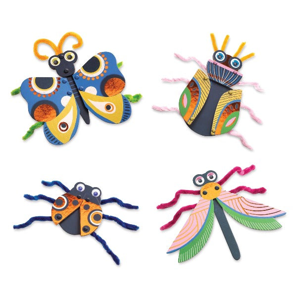 Fuzzy Bugs 3D Collage