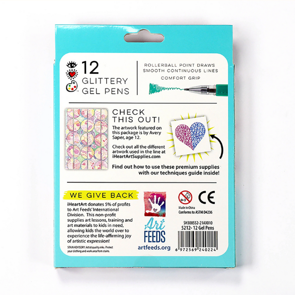 Glitter Gel Pens 12