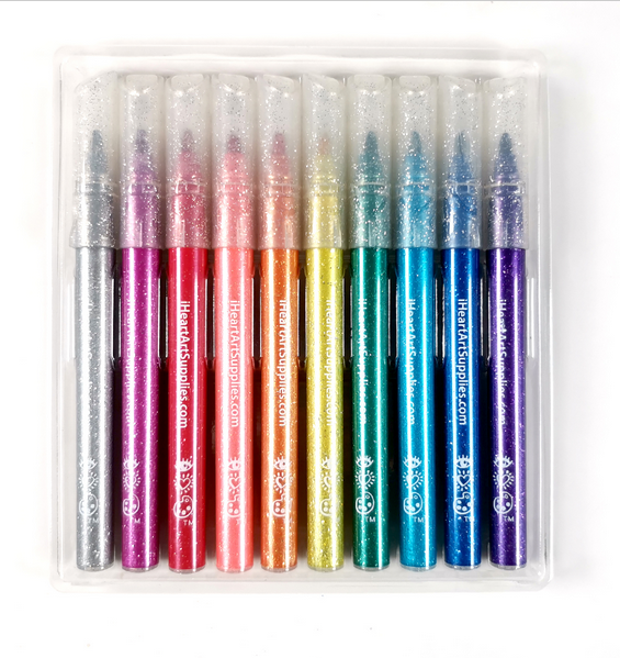 Glitter Markers 10