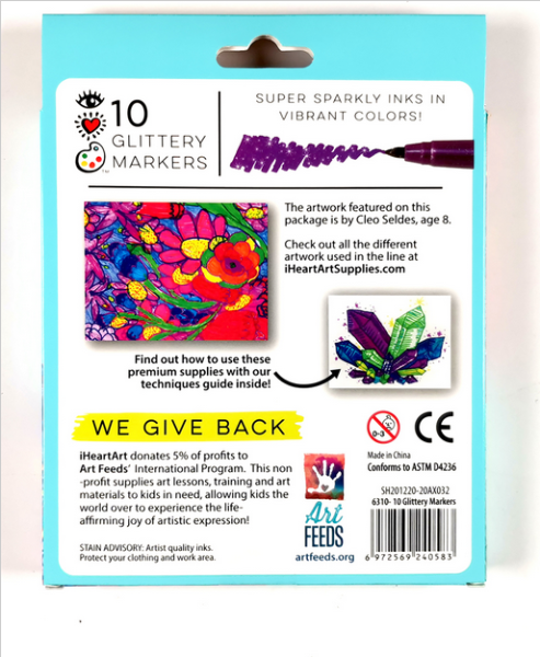 Glitter Markers 10