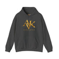 Gold AVK Logo Hoodie — AVKCLOTHS Premium Streetwear Pullover