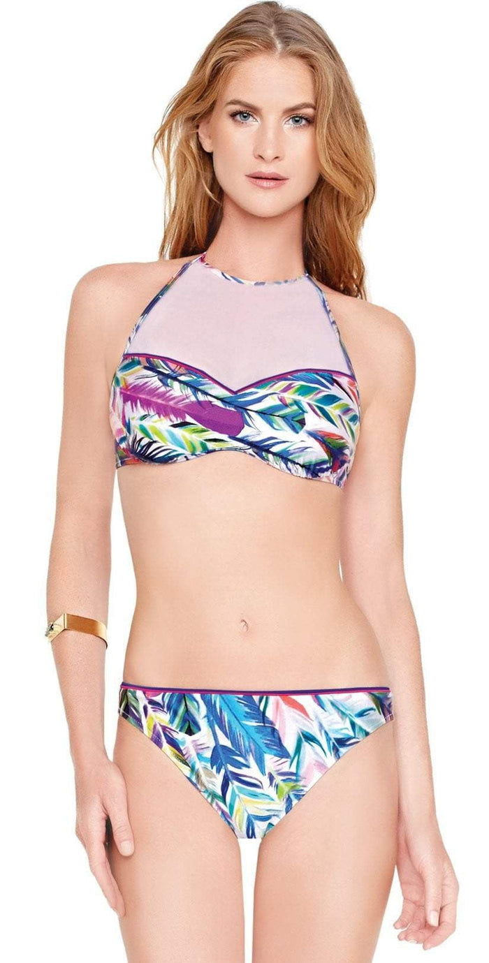 Gottex Les Plumes High Neck Bikini Set 16LP-952R-080: