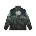 Graveyard Moon Puffer Jacket — Gothic Halloween Women’s Coat