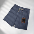 Halloween Bear & Pumpkin Fleece Sweat Shorts