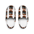 Halloween Black Cat 'Trick or Treat' Men's Indoor Slippers