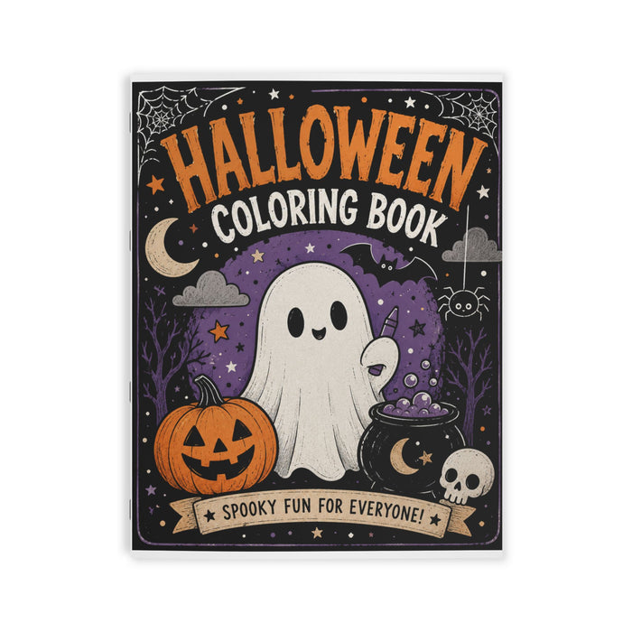 Halloween Coloring Book — Spooky Cute Ghost & Pumpkin Activity Book