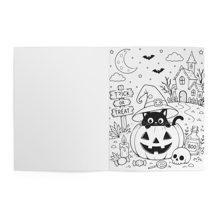 Halloween Coloring Book — Spooky Cute Ghost & Pumpkin Activity Book