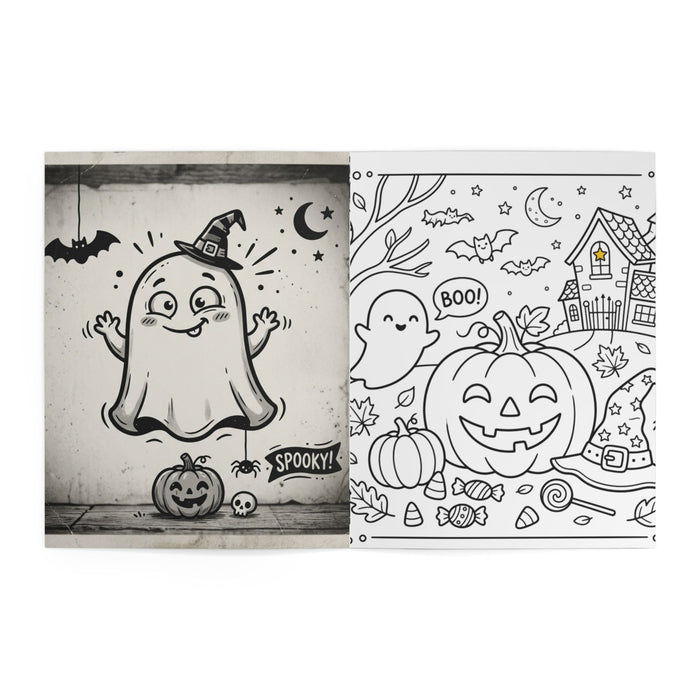 Halloween Coloring Book — Spooky Cute Ghost & Pumpkin Activity Book