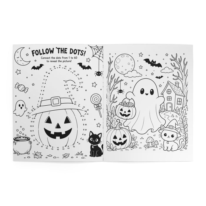 Halloween Coloring Book — Spooky Cute Ghost & Pumpkin Activity Book