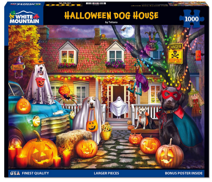 Halloween Dog House 1000pc puzzle