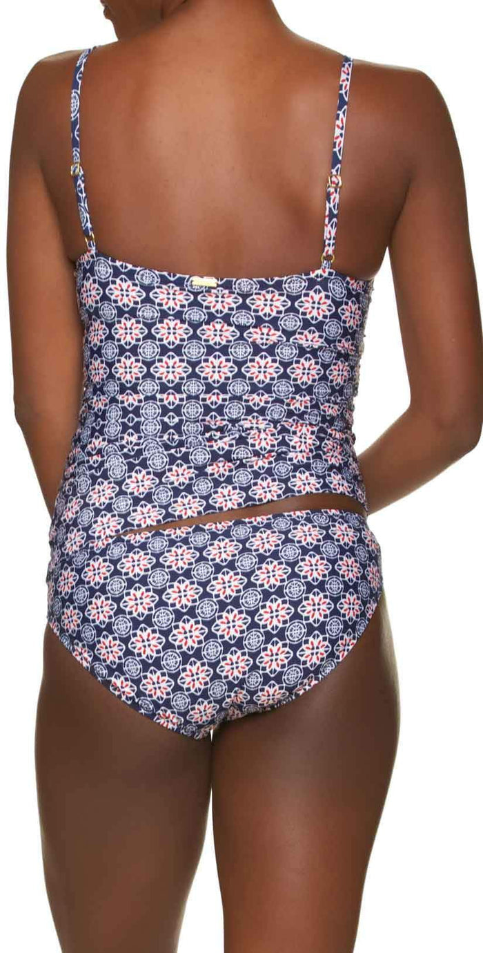 Helen Jon Classic Hipster Bikini Bottom in Compass Geo: