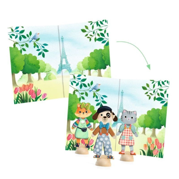 Hello Paris Collage