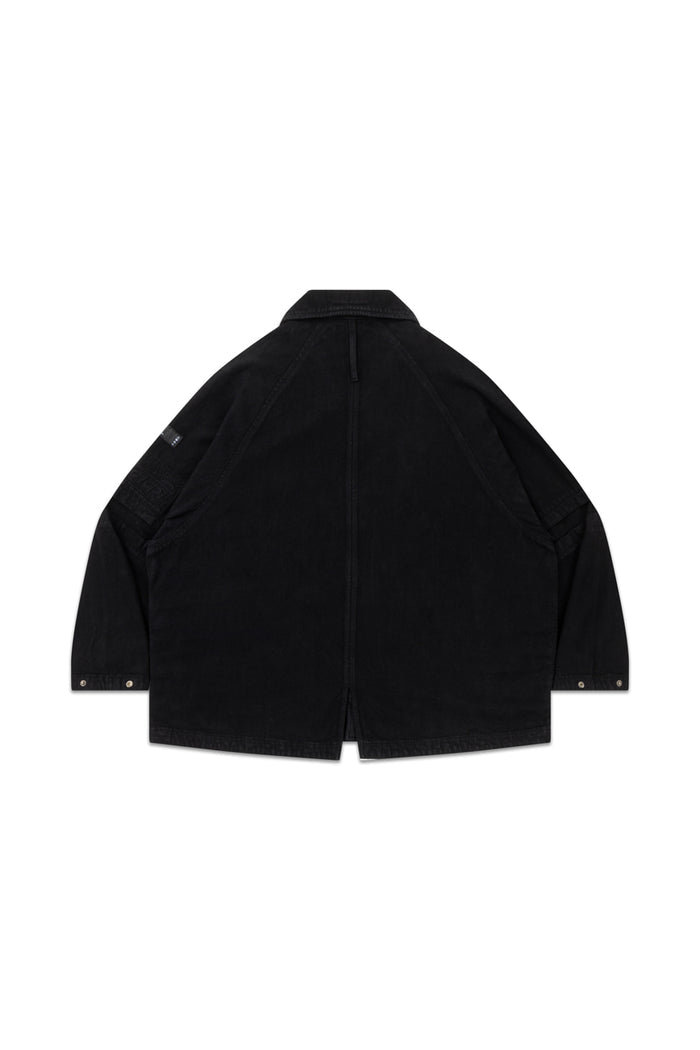 Hobo Shacket // Black - Urban Monkey® - UM23A_SH_004A_XS/S