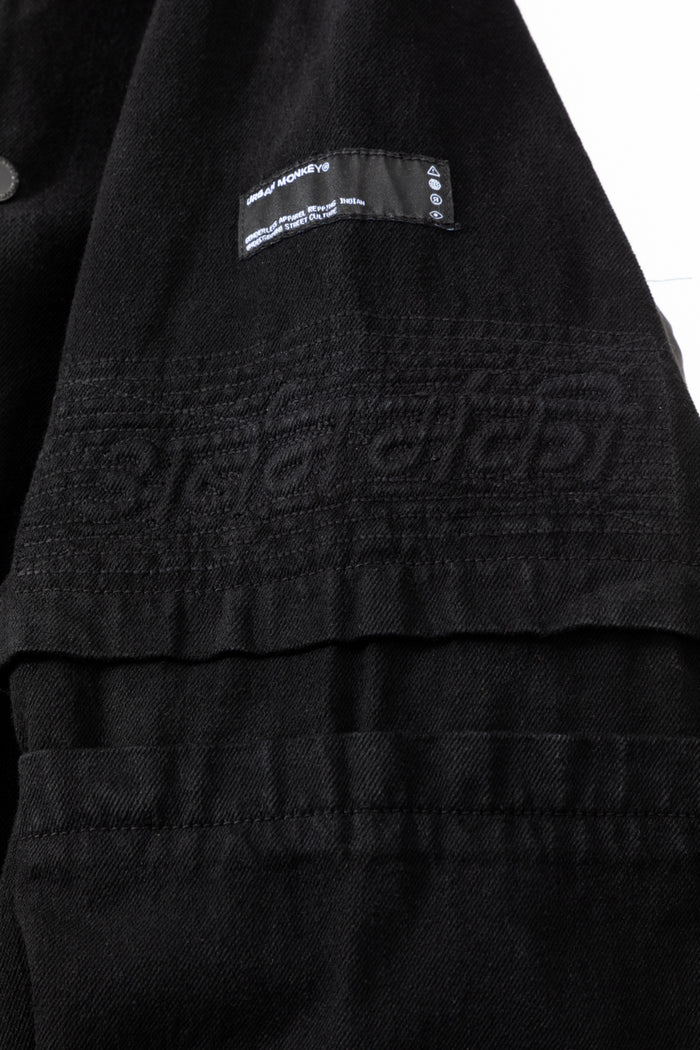 Hobo Shacket // Black - Urban Monkey® - UM23A_SH_004A_XS/S